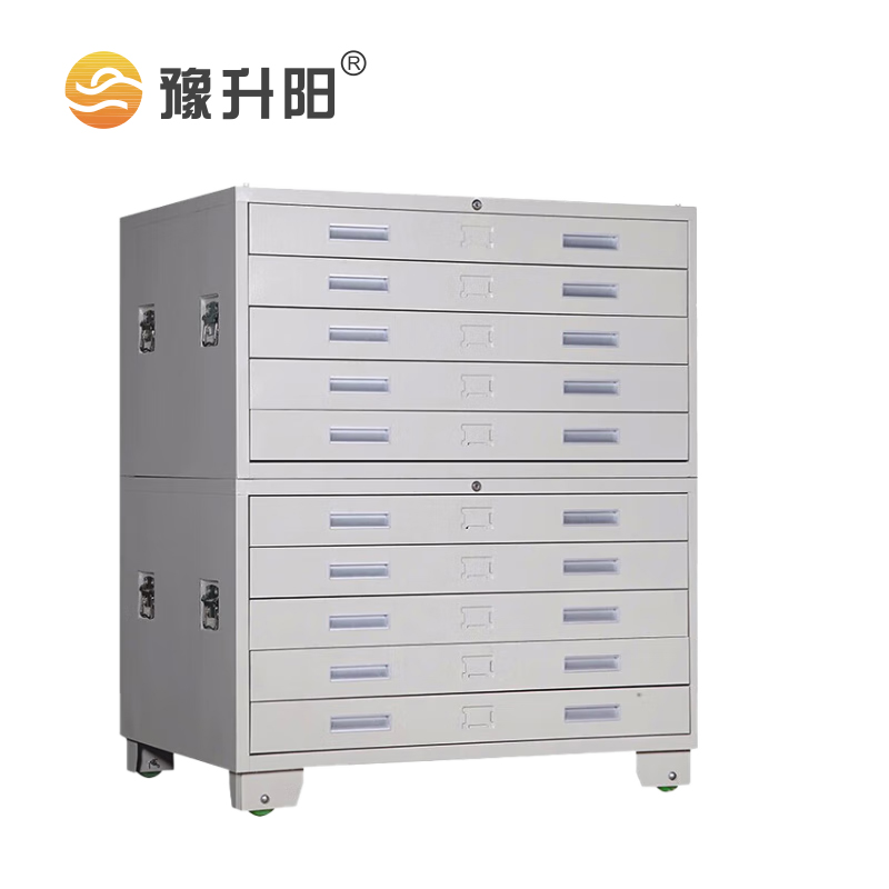 豫升阳 钢制底图柜 十抽 SY-DTG-01 个(十抽 SY-DTG-01)高清大图