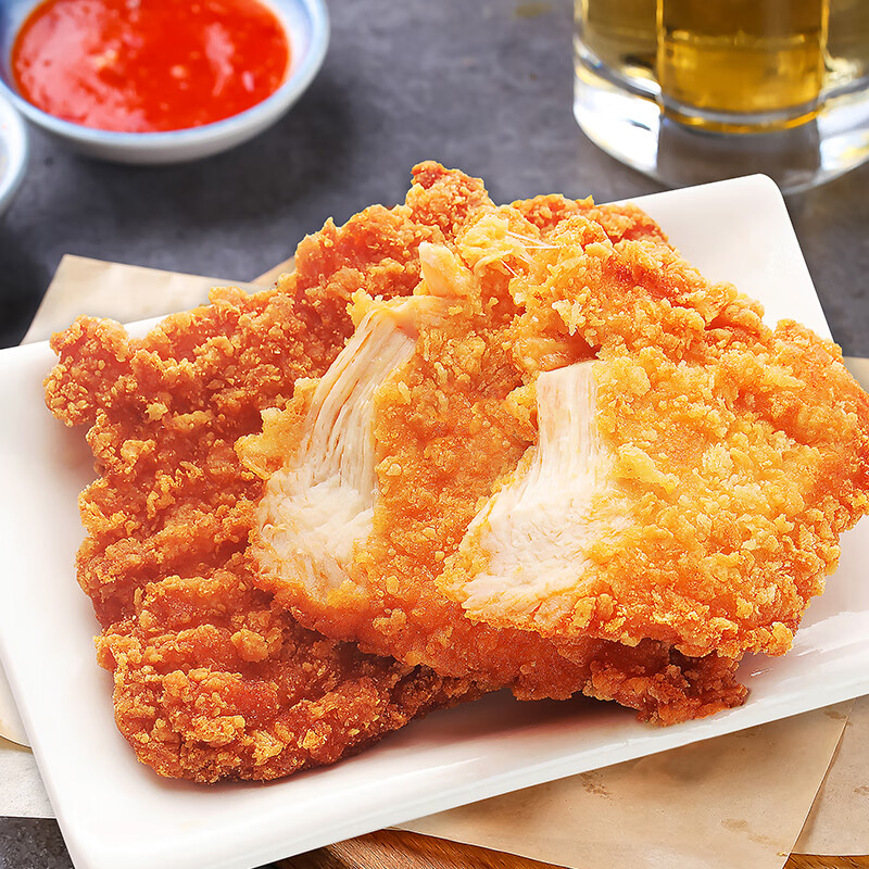 鸡排 袋装 2kg(十片)散装高清大图