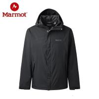 Marmot/土拨鼠户外100%压胶防水透气男式潮牌冲锋衣