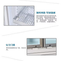 白雪 (Baixue) 冰柜400升立式展示柜 商专用冷饮陈列柜 保鲜冷藏饮料柜SC-400FB