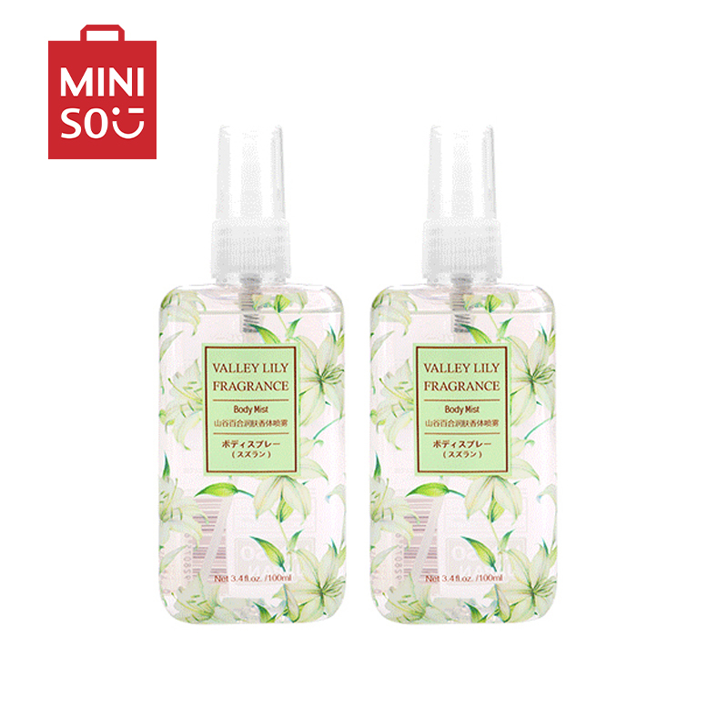 miniso香体喷雾女学生香水女士网红款香水清新淡香2支装网红山谷百合