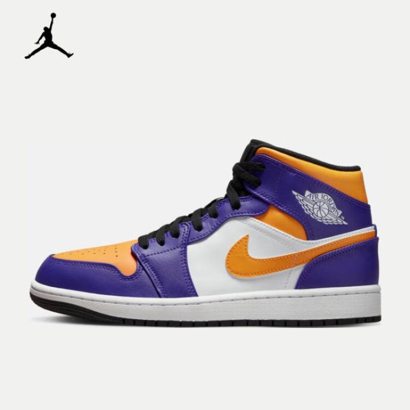 耐克nikeairjordan1midaj1男子运动鞋dq8426517