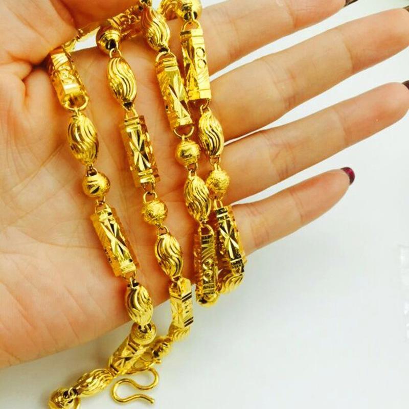 黄铜镀金男款橄榄球项链高仿黄金nysm5804送女朋友七夕情人节礼物