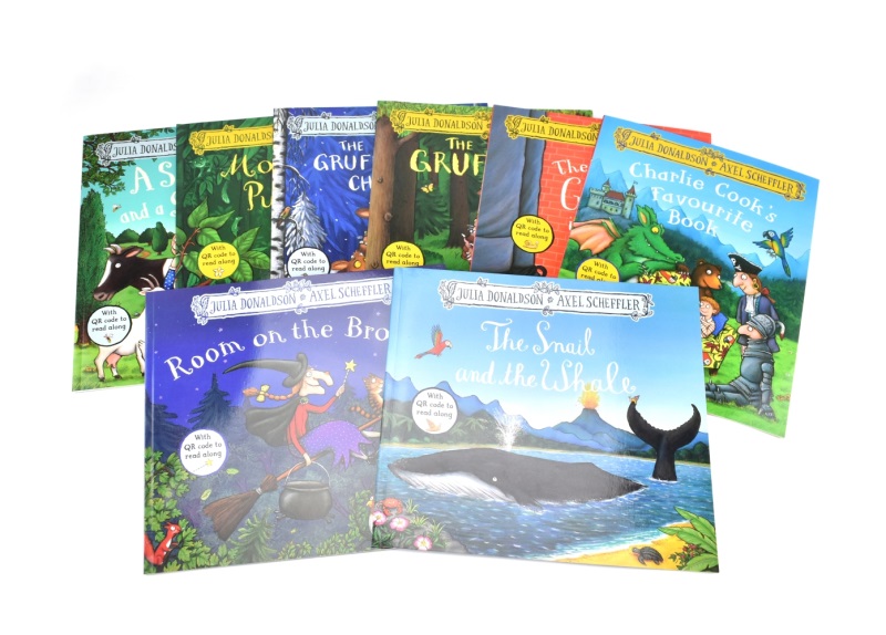 [正版]Julia Donaldson The Gruffalo 茱莉亚&middot;唐纳森经典绘本8册 送音频 销高清大图