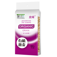 北纯 有机 燕麦 380g/袋 米面粮油 杂粮 五谷杂粮 粗粮 燕麦粥(真空包装)