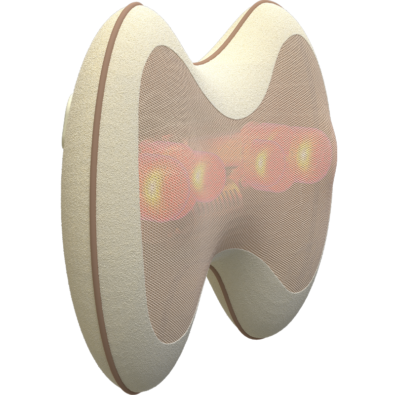 和正 腰部 按摩器 热敷腹部按摩仪 多功能揉捏肩颈腿仿真人手揉肚子 靠垫靠枕 HZ-W1(颜色随机发货)!高清大图