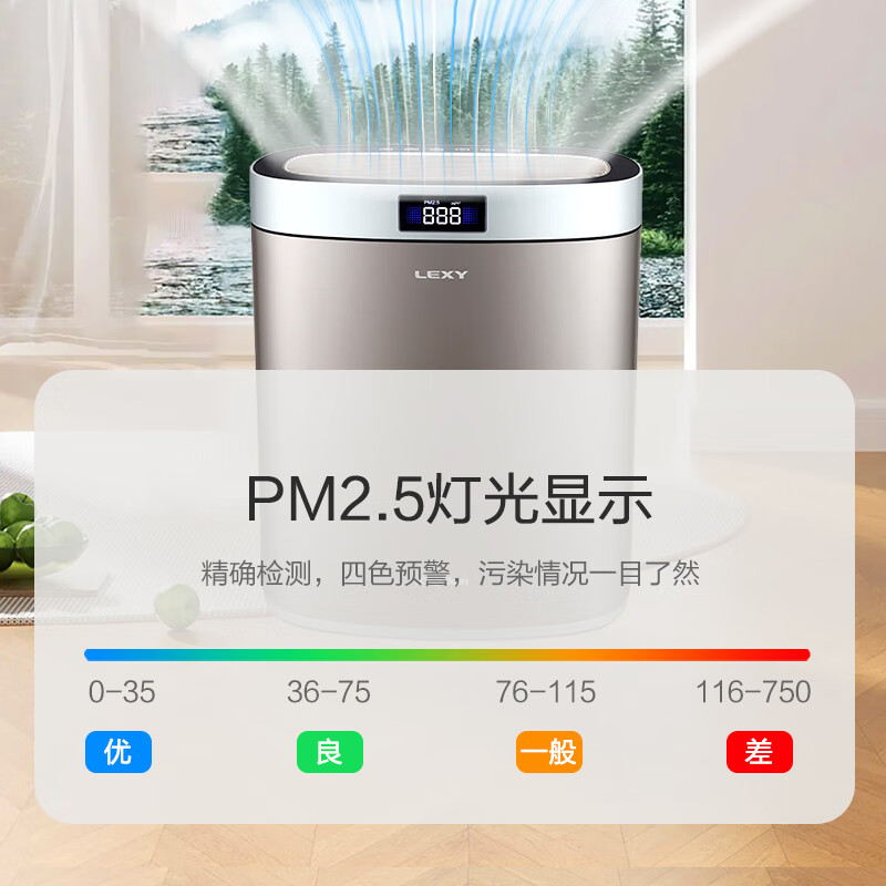 莱克吉米JIMMY空气净化器家用除甲醛雾霾PM2.5负离子静音智能变频大空间净化器高清大图