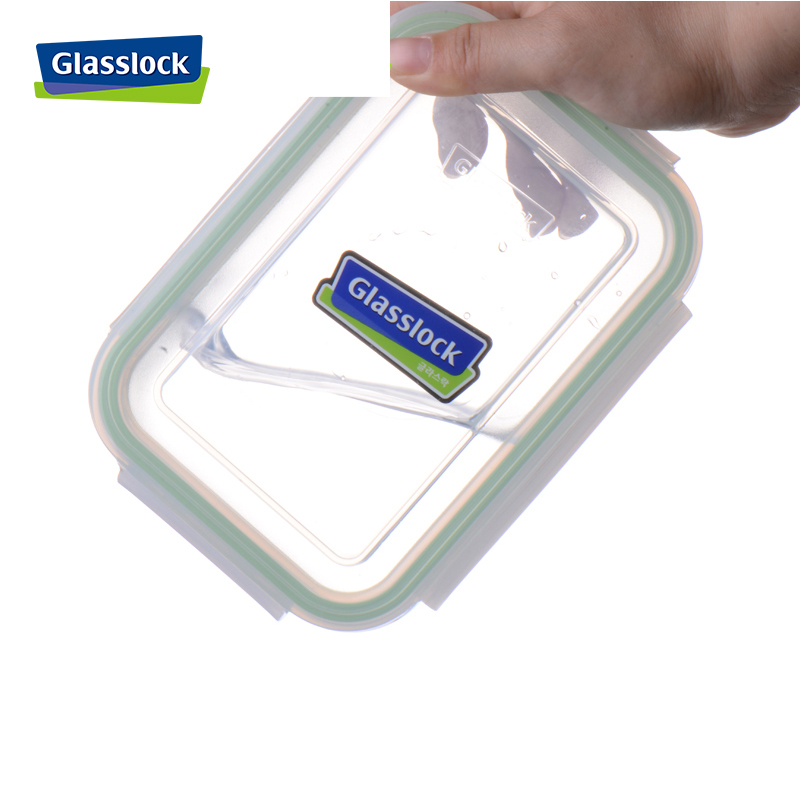 三光云彩(GLASSLOCK)钢化耐热玻璃单品保鲜盒OCRT耐230℃烤箱用480ml-048高清大图