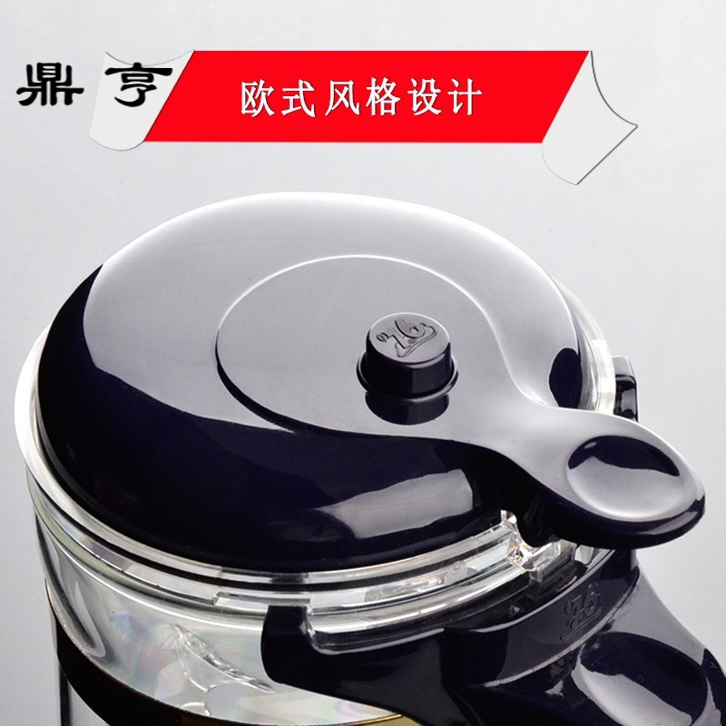 鼎亨台湾可拆洗飘逸杯泡茶壶沏茶杯全过滤耐热玻璃杯冲茶器便携茶