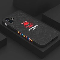 小怪兽苹果11手机壳iPhone12promax液态硅胶XR/XS保护软套7/8Plus 侧边小怪兽[质感黑] 苹果11