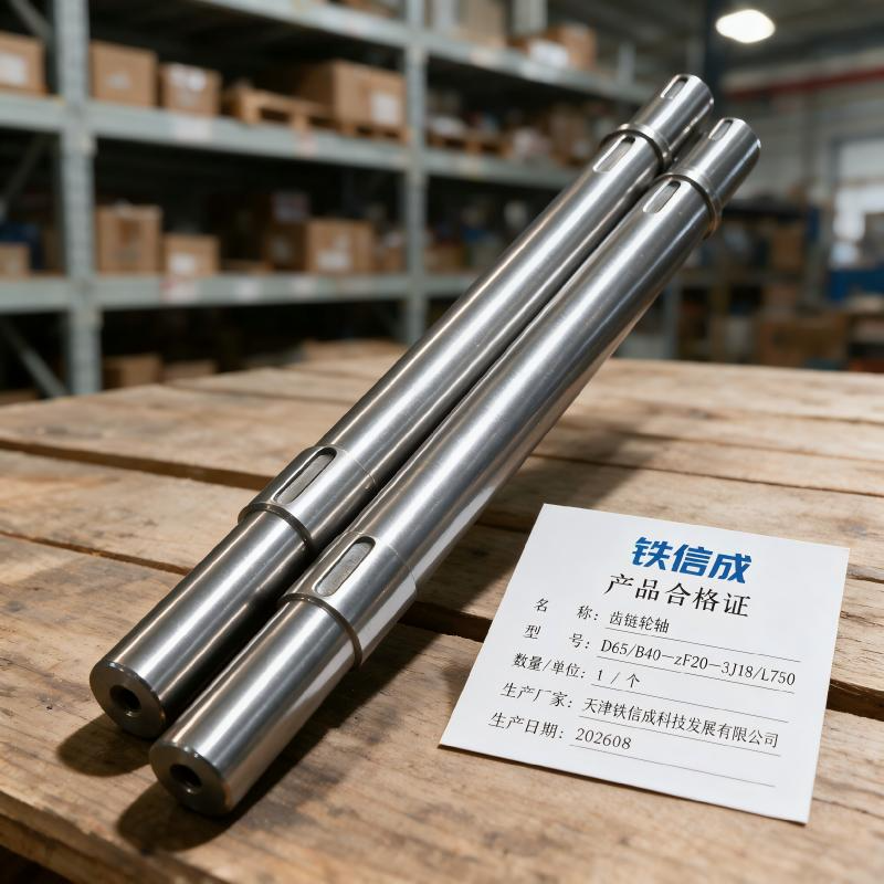 铁信成 齿链轮轴 D65/B40一zF20一3J18/L750 个高清大图