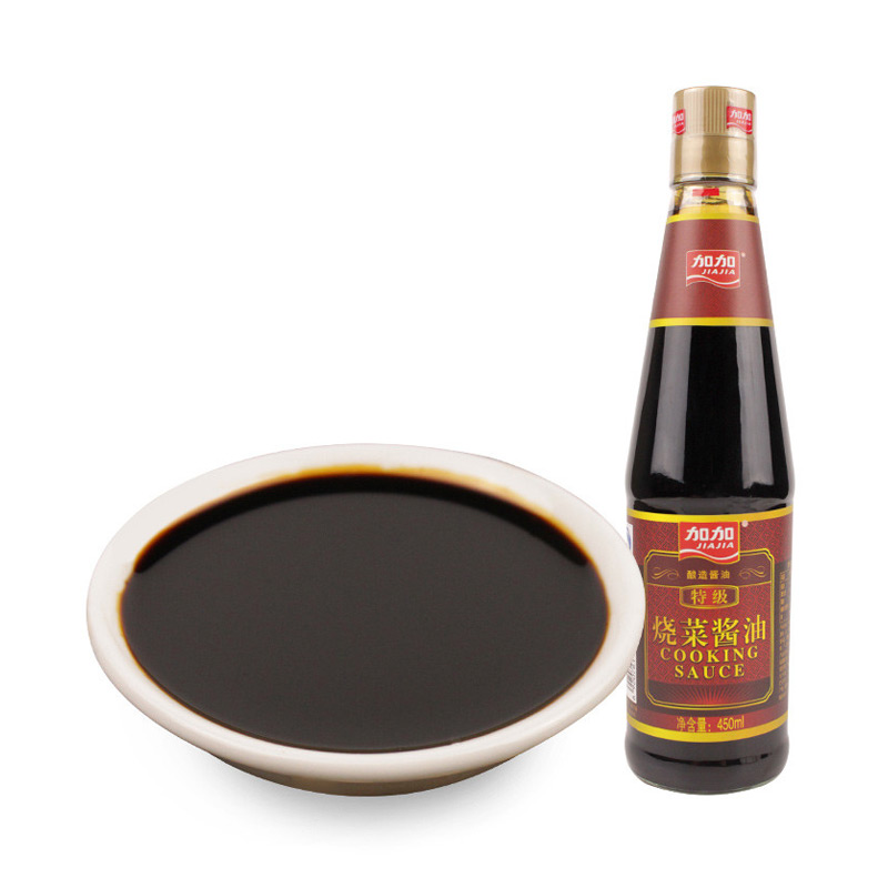 加加 特级烧菜酱油450mL/瓶 厨房调料 调味品 酿造酱油 特级老抽 加加出品
