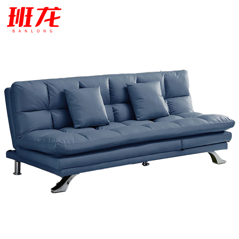 班龙折叠沙发192*85*79cm蓝色张高清大图