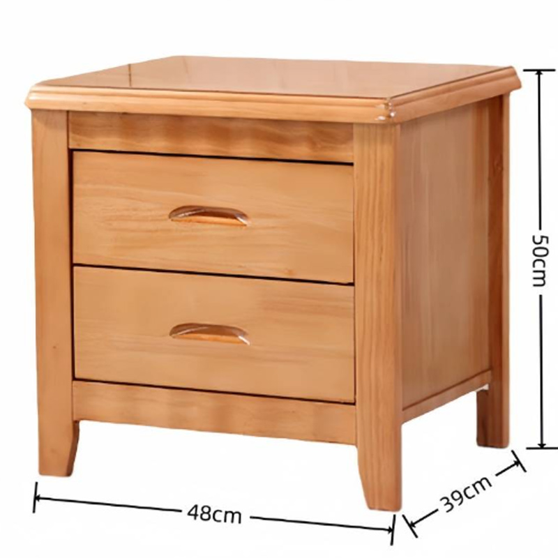 璎蕙实木床头柜48*39*50cm台高清大图