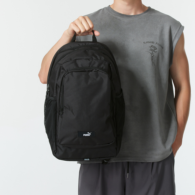 PUMA/彪马新款男女同款新款时尚百搭运动休闲双肩背包090238-01 ZP