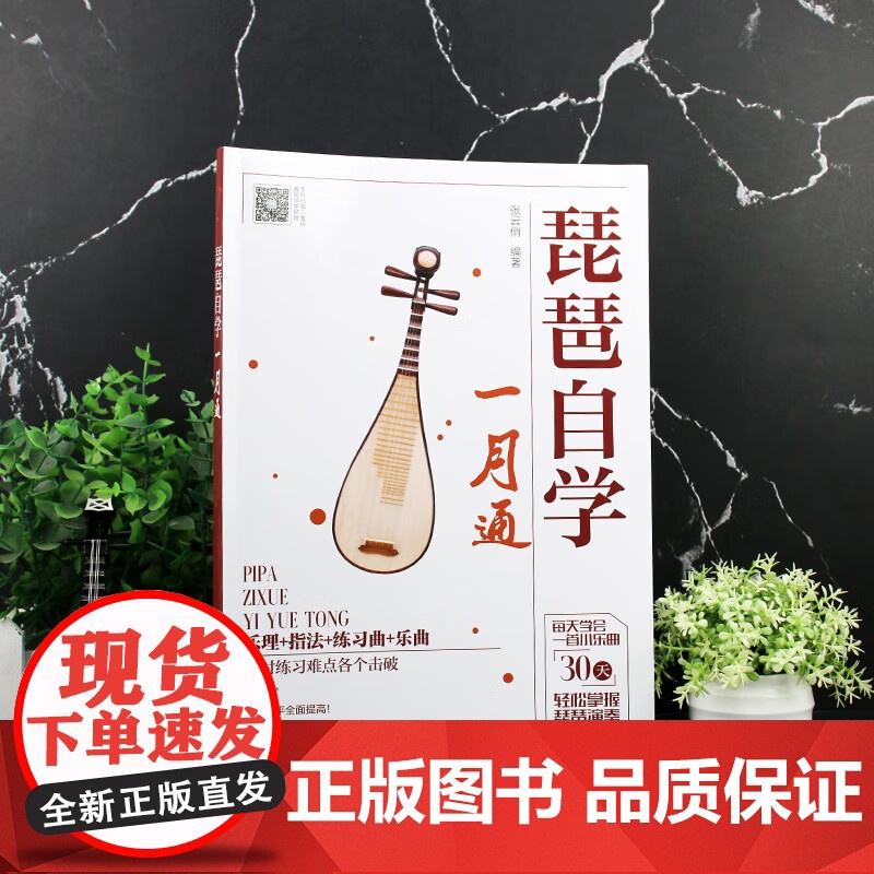琵琶自学一月通 张云俏 著 音乐高清大图