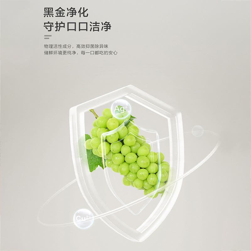 统帅(leader)海尔出品 618升对开门超薄冰箱 一级双变频 黑金净化 BCD-618WGLSSEDW9图片