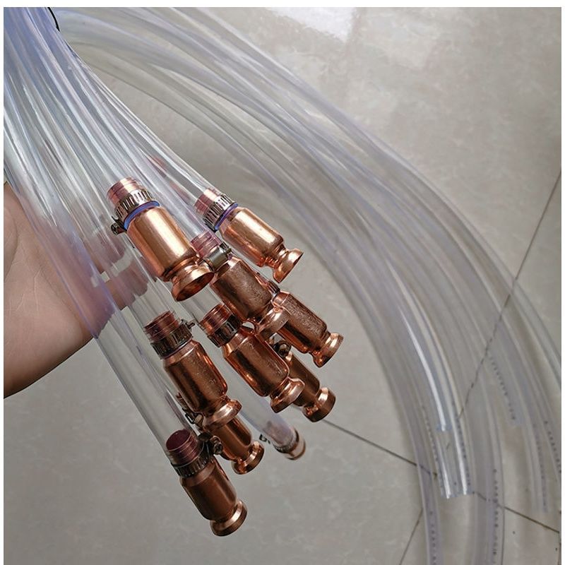 汽车抽油器抖一抖自吸手动抽油器4分铜头卡箍不带管