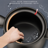苏泊尔(SUPOR)砂锅陶瓷锅煲汤锅煮粥锅养生瓦罐炖煮锅石锅煎药壶燃气灶炖盅 4.5L EB45AT01 阳光橙