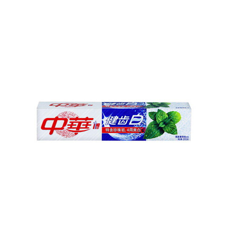 中华(ZHONGHUA)健齿白 清新薄荷牙膏 200g