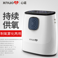 美国心诺制氧机家用老人便携式雾化器制氧仪 3L智能可调婴儿雾化机氧气机 肺气肿高原补氧机 孕妇小型医用吸氧机 买1送9