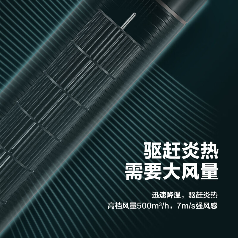 格力(GREE) KS-06J61Dg 遥控 易拆洗 加湿 冷风 塔式落地扇 (计价单位:台) 黑色高清大图