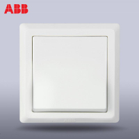 【ABB官方旗舰店】ABB开关面板插座86型一开双控开关面板abb德逸一位双控开关AE105