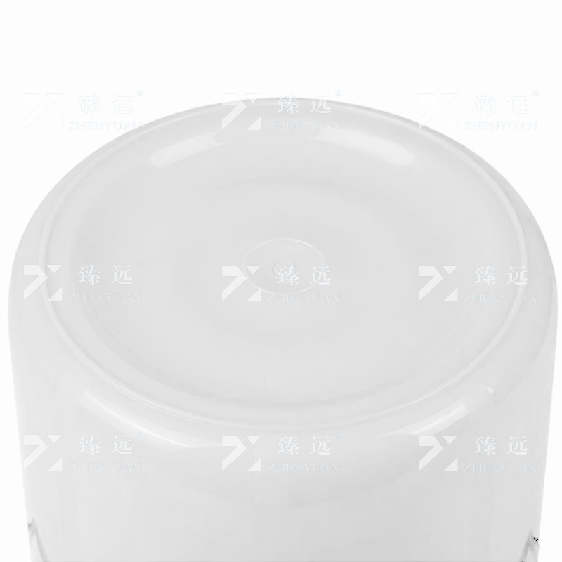 臻远 ZY-YXT-07圆形大号垃圾桶餐厨商用桶带盖垃圾环卫桶 加厚160L白色高清大图
