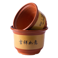 花盆陶瓷家用清仓特价大号口径陶土花盆紫砂大花盆透气陶瓷盆绿植