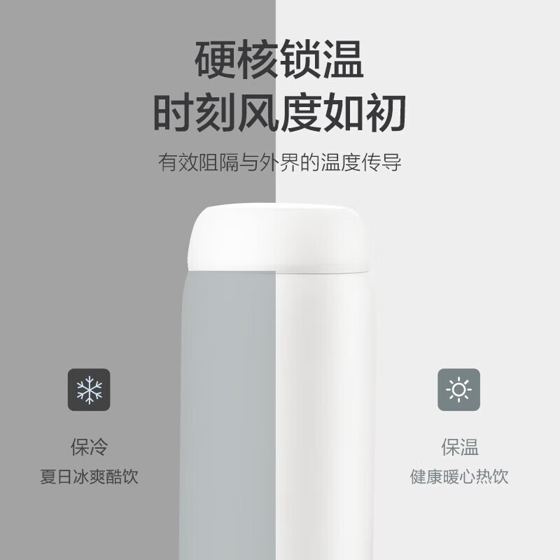 苏泊尔保温杯KC38FP10玫瑰金保温水杯 随行杯商务水杯车载水杯380ml高清大图