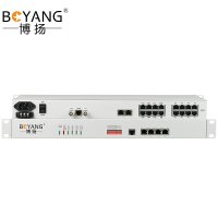 博扬(BOYANG) PCM复用设备1路E1转8路电话+4路磁石+1路以太网 机架式一对 BY-PCM-8P4H1E