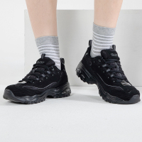 Skechers/斯凯奇男鞋新款复古厚底熊猫鞋轻质缓震运动休闲鞋52675-BBK ZP