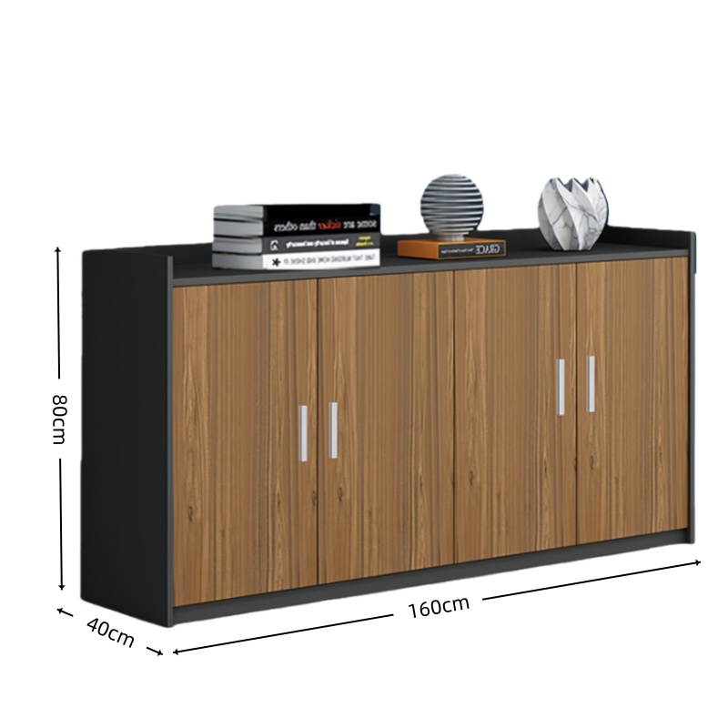 芙首泰矮柜存储柜四门160*40*80cm台高清大图