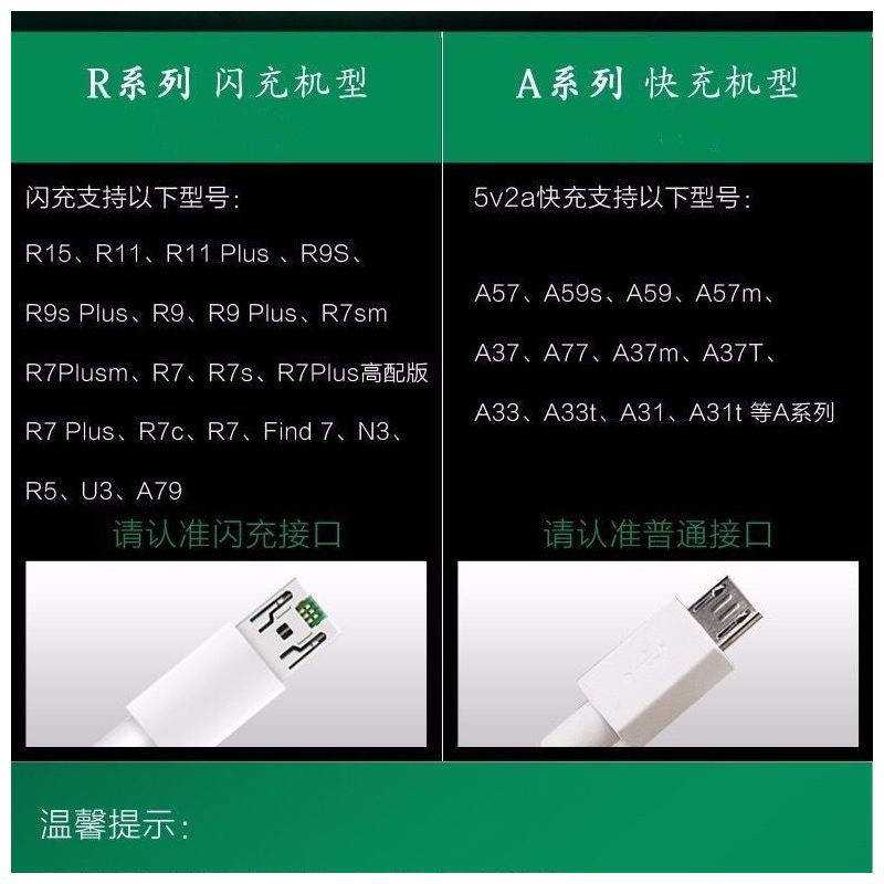 oppo充电器头r9s闪充数据线充电线r11快充头安卓手机快充充电器线|[1.5米闪充线]不含头
