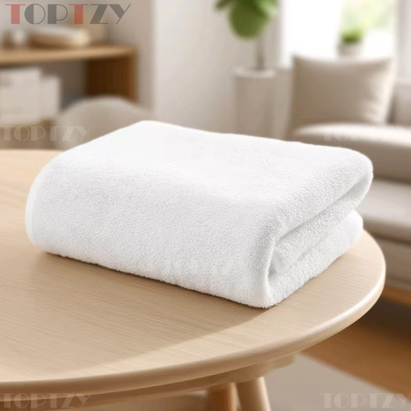 toptzy TZ5071503 洗车毛巾清洁抹布 300*300 白色 10个装高清大图