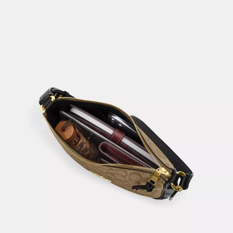 女款多功能可调节斜挎包轻便百搭日常通勤手提两用包图片