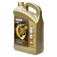 百适通 (Prestone) 全合成汽机油润滑油 0W-40 A3/B4 SN级 4L