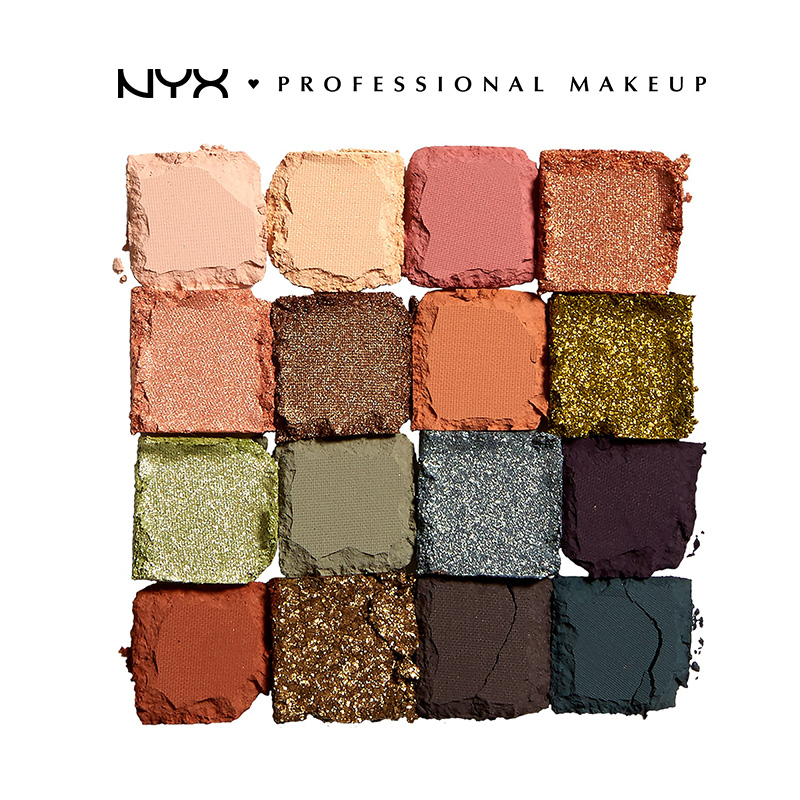 NYX逆色十六色眼影盘乌托邦13.28g
