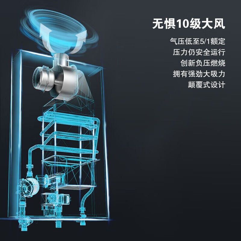 阿诗丹顿(USATON)零冷水燃气热水器天然气WIFI智控按摩健身浴智能恒温 JSQ25-13F6