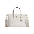 COACH/蔻驰City 23经典老花按扣托特包Tote包购物袋皮革单肩包中号女款 CW032-IMXU5