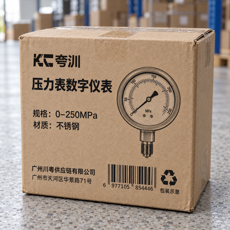 夸汌 压力表数字仪表 0-250MPa 块高清大图
