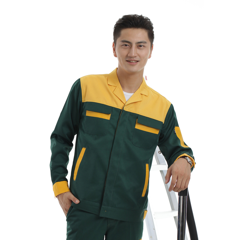 拓吉凯(TJK) 绿色 防静电工装呢 反光工作服 WY150-513(单位:套)