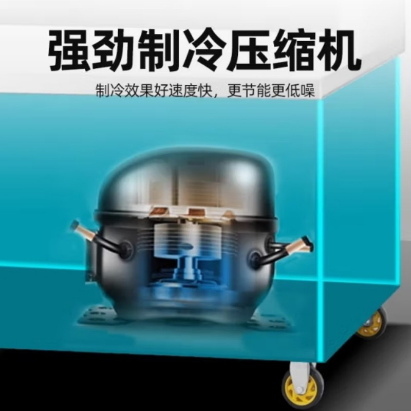 喜莱盛 多功能子母柜冷藏冷冻一体立式2.0米上冷冻下双温 XLS-LS2080/ZMG
