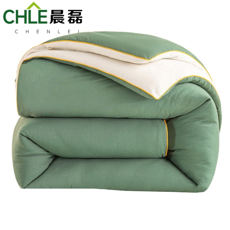 晨磊拼色棉花被150*200cm/床高清大图