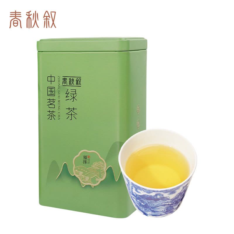 春秋叙 绿茶 精品绿茶 250g/罐图片