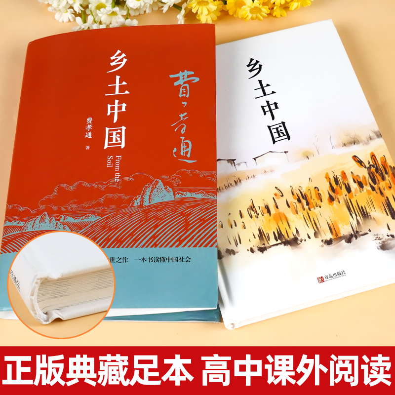 [正版]精装完整版乡土中国费孝通原著高中一年级上册名著整本书阅读与检测研习手册红楼梦人民文学教育高中生课外书籍青岛出版高清大图