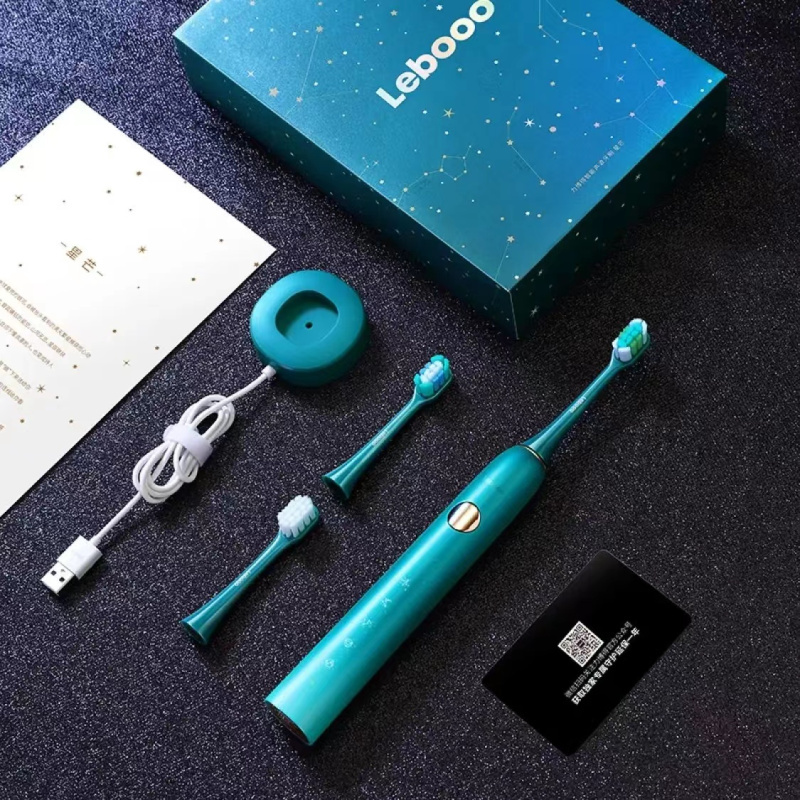 力博得/Lebooo 电动智能牙刷 星芒 星月蓝 LBT-203552B 一个高清大图