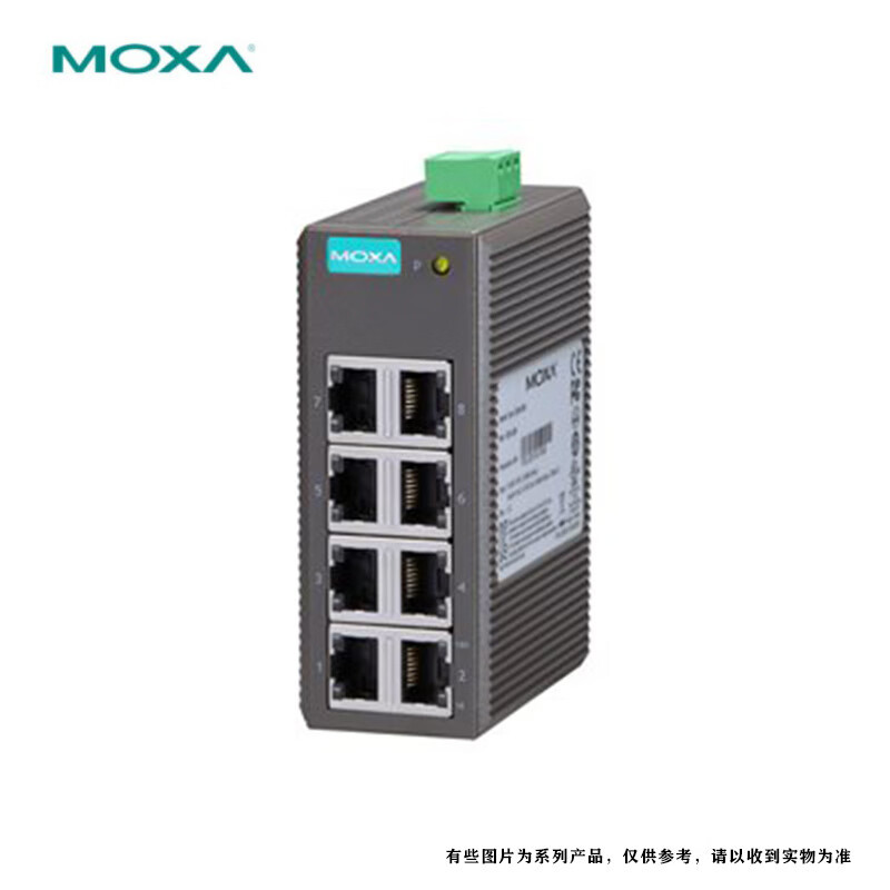 摩莎MOXA 8 端口入门级非网管型以太网交换机 EDS-208 单位:个