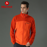 Marmot/土拨鼠新款户外运动男弹力透气耐磨夹克M3软壳衣