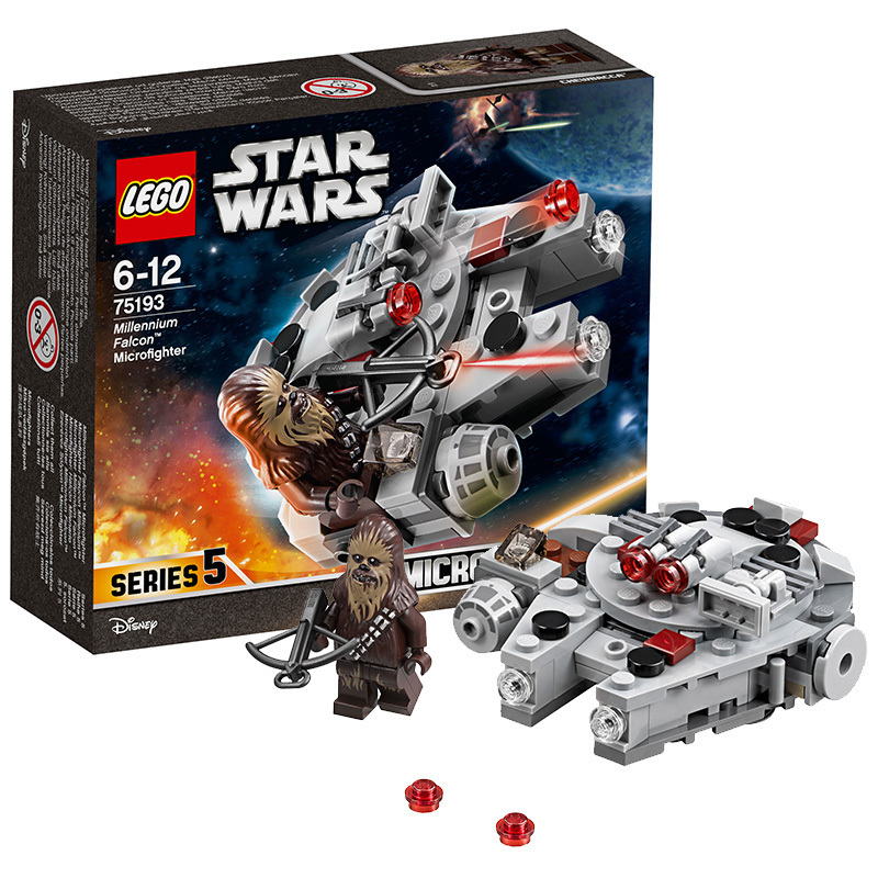 LEGO 乐高 Star Wars星球大战系列 千年隼号迷你战队套装 75193 50-100块 6-12岁 塑料玩具